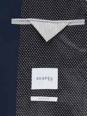 Blauw - Skopes Slim Fit Milan Suit Jacket - Image 3 of 4