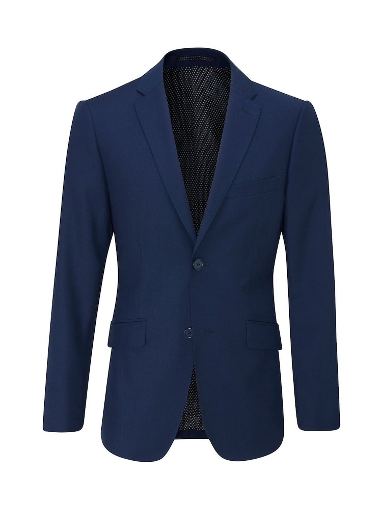 Blauw - Skopes Slim Fit Milan Suit Jacket - Image 4 of 4