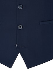 Blauw - Skopes Milan Scoop Slim fit gilet - Image 4 of 4