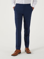Azul - Pantalones de traje de corte cónico Milan de Skopes - Imagen 1 de 4