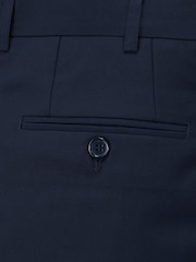 Azul - Pantalones de traje de corte cónico Milan de Skopes - Imagen 3 de 4