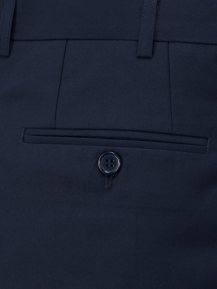 Skopes Blue Milan Tapered Fit Suit Trousers - Image 3 of 4