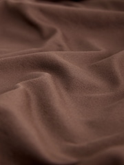 Chocolate Brown Soft Touch Waist Hard Wear Detailed Sleeveless Top - Image 6 of 7