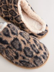 Animal Print Quilted Brushed Mules - Image 7 of 8