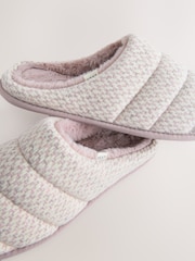 Rosa - Quilted Brushed Mules - Imagen 10 de 10