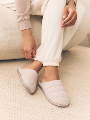 Rosa - Quilted Brushed Mules - Imagen 2 de 10