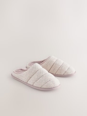 Rosa - Quilted Brushed Mules - Imagen 5 de 10