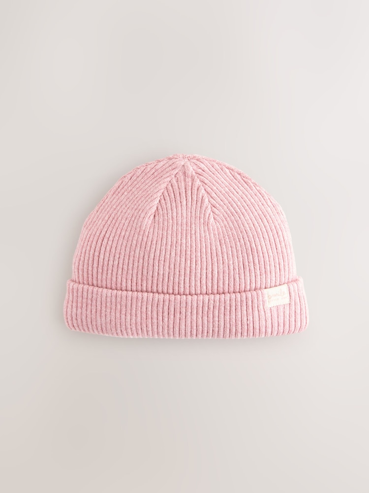 rožnata/Cream - Baby Beanie Knitted Hats 2 Pack (0mths-2yrs) - Slika 2 iz 7 rožnata/Cream - Baby Beanie Knitted Hats 2 Pack (0mths-2yrs) - Slika 2 iz 7