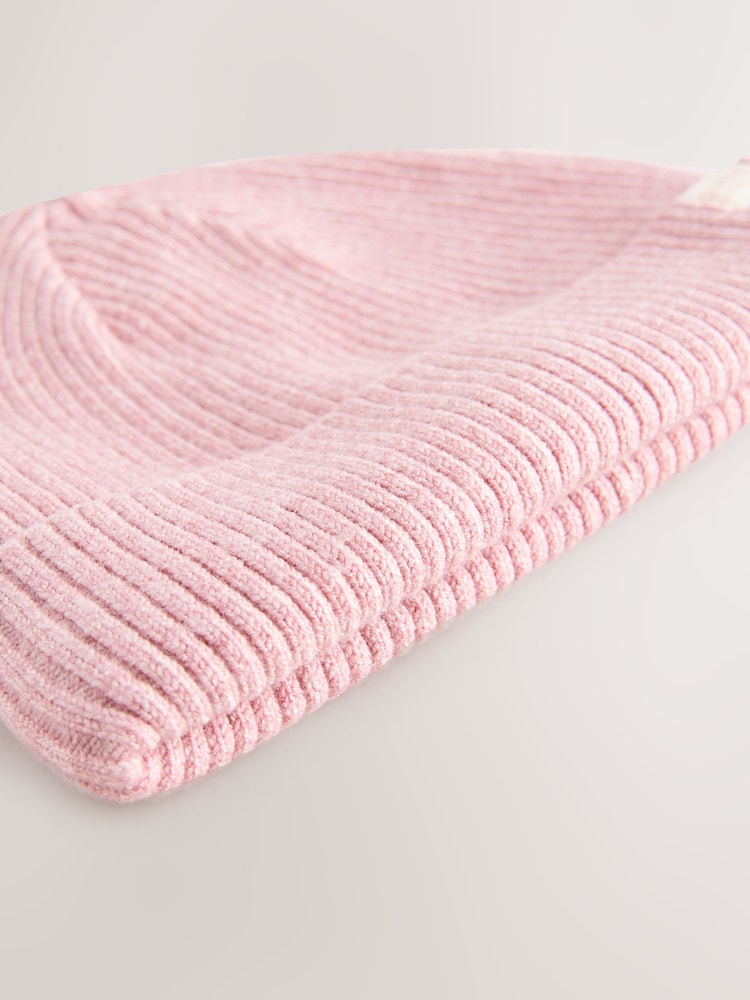 وردي/كريم - Cable Knitted Baby Beanies 2 Pack (0mths-2yrs) - صورة 5 من 5 وردي/كريم - Cable Knitted Baby Beanies 2 Pack (0mths-2yrs) - صورة 5 من 5