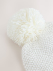 Cream Baby Embroidered Bunny Character Hat (0mths-2yrs) - Image 4 of 5