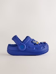 Blue Animal Warm Lined Slipper Clogs - Image 2 of 6