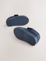 Navy Warm Lined Cupsole Slippers - Image 4 of 5