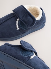 Navy Warm Lined Cupsole Slippers - Image 5 of 5