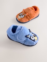 Blue/Orange Bluey Cupsole Slippers - Image 1 of 5