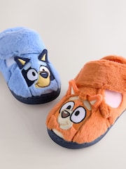 Blue/Orange Bluey Cupsole Slippers - Image 3 of 5