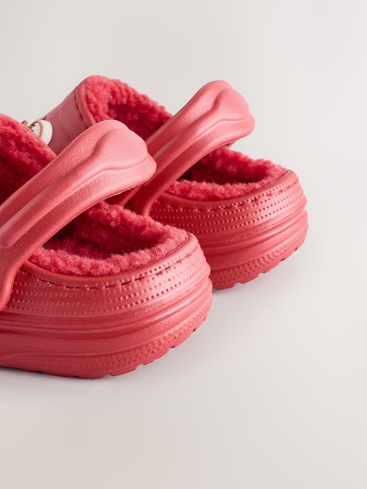 Rojo - Christmas Warm Lined Slipper Clogs - Imagen 2 de 5