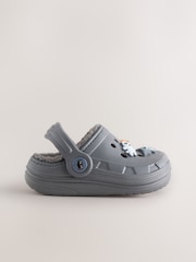 Grey Halloween Warm Lined Slipper Clogs - Image 2 of 4