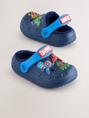 Navy Marvel Slipper Clogs - Image 1 of 5