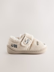 Neutral Transport Warm Lined Cupsole Slippers - Image 2 of 5