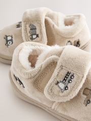 Neutral Transport Warm Lined Cupsole Slippers - Image 4 of 5