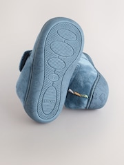 Blue Dinosaur Warm Lined Cupsole Slippers - Image 3 of 7