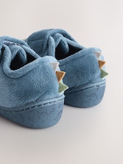 Blue Dinosaur Warm Lined Cupsole Slippers - Image 4 of 7