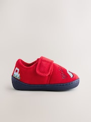 Rdeča z motivom vozil - Warm Lined Cupsole Slippers - Slika 2 iz 5