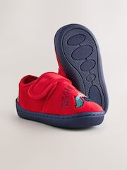 Rdeča z motivom vozil - Warm Lined Cupsole Slippers - Slika 3 iz 5
