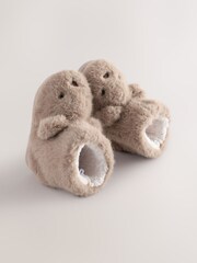 Brown Bear Warm Lined Slipper Boots - Image 3 of 5