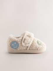 Neutral Happy Face - Warm Lined Cupsole Slippers - Slika 2 iz 6