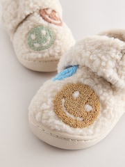 Neutral Happy Face - Warm Lined Cupsole Slippers - Slika 3 iz 6