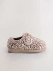 Neutral Borg Warm Lined Cupsole Slippers - Image 2 of 7