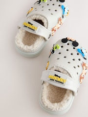 Nevtralno - Mickey Warm Lined Slippers Clogs - Slika 3 iz 6