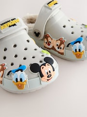 Nevtralno - Mickey Warm Lined Slippers Clogs - Slika 5 iz 6
