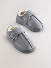 Grey Warm Lined Cupsole Slippers - Image 1 of 6