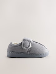 Grey Warm Lined Cupsole Slippers - Image 2 of 6