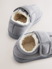 Grey Warm Lined Cupsole Slippers - Image 6 of 6