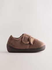 Brown Bear Warm Lined Cupsole Slippers - Image 2 of 5