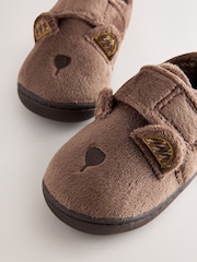 Brown Bear Warm Lined Cupsole Slippers - Image 5 of 5