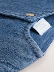 Blue Denim Jersey Quilted Baby Jacket (0mths-2yrs) - Image 5 of 10