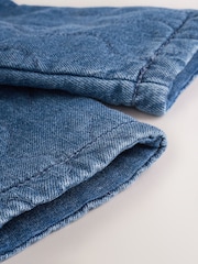 Blue Denim Jersey Quilted Baby Jacket (0mths-2yrs) - Image 7 of 10