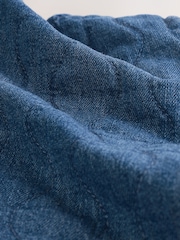 Blue Denim Jersey Quilted Baby Jacket (0mths-2yrs) - Image 8 of 10
