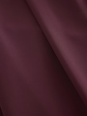 Burgundy Red Elastic Back Wide Leg Trousers With Pink Tipping - Image 7 of 7