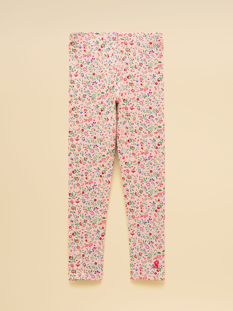 Joules Girls' Deedee Navy Unicorn Jersey Leggings - Image 1 of 4