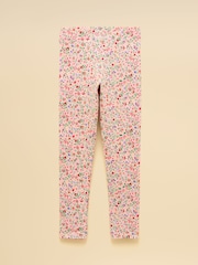Joules Girls' Deedee Navy Unicorn Jersey Leggings - Image 2 of 4