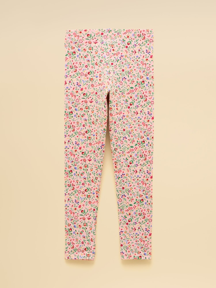 Joules Girls' Deedee Navy Unicorn Jersey Leggings - Image 2 of 4