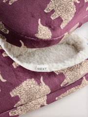 Burgundy Hamish The Altoland Cow - Pantuflas - Imagen 7 de 7
