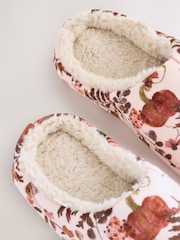 Calabaza en neutro - Pantuflas tipo chinelas de felpa - Imagen 5 de 6