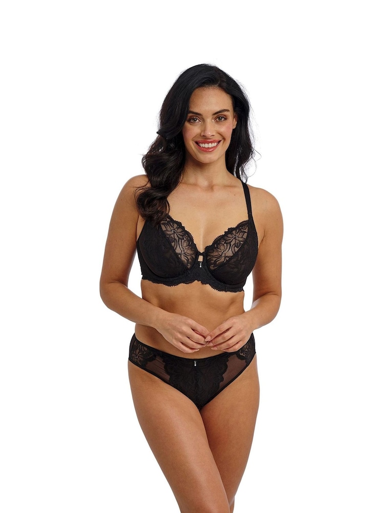 Wacoal Abellia Black Bralette - Image 2 of 5 Wacoal Abellia Black Bralette - Image 2 of 5