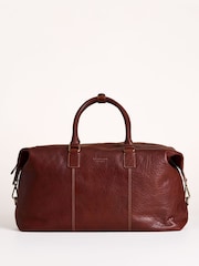 Lakeland Leather Brown Kentmere Holdall Bag - Image 1 of 5